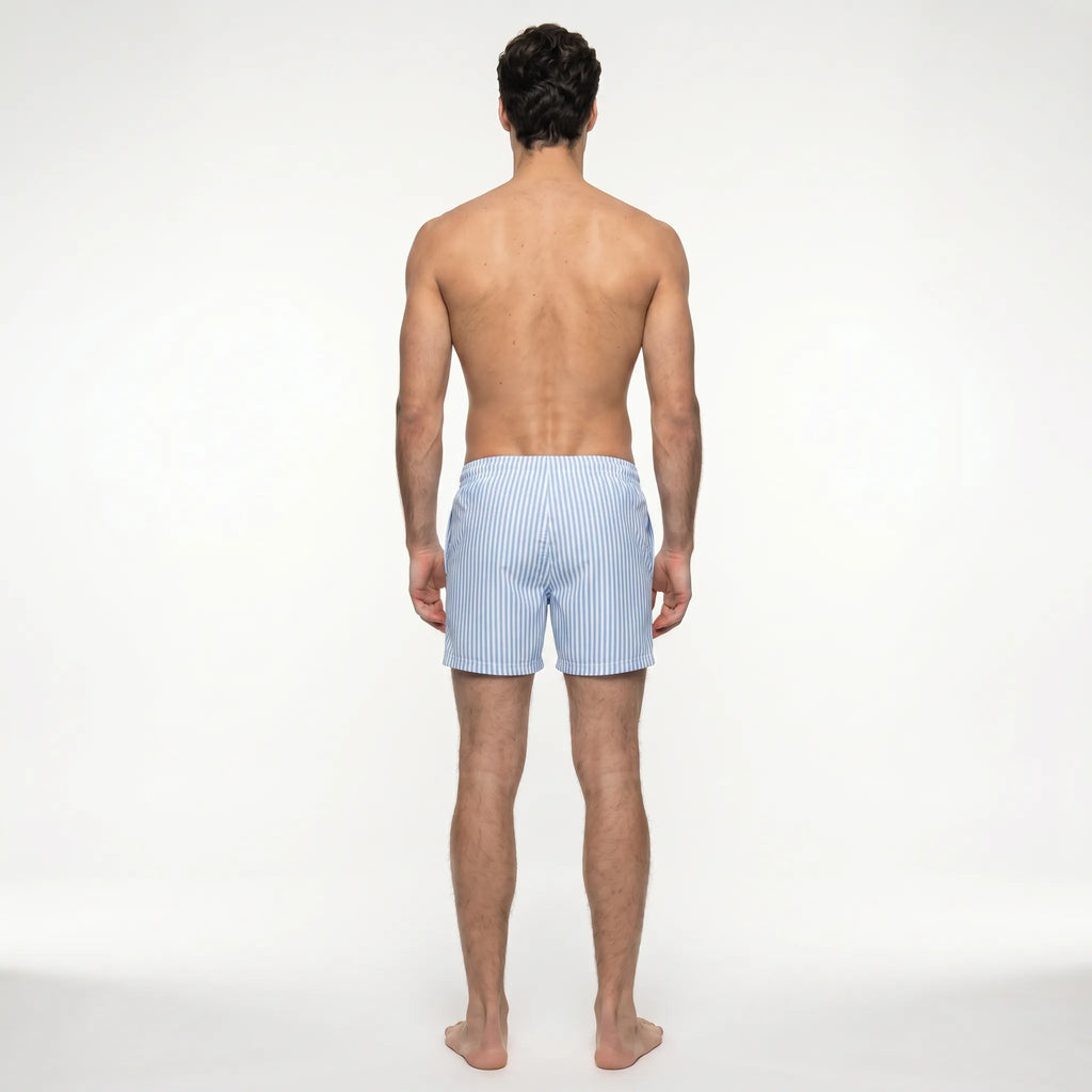 REMO – Tan-Through Swim Shorts (Striped)