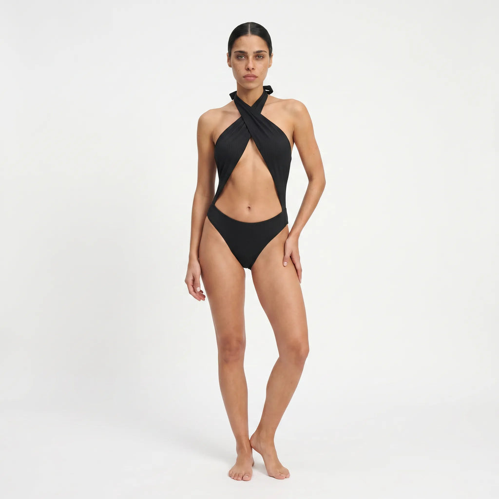 DESIGNER – Tan-Through One-Piece