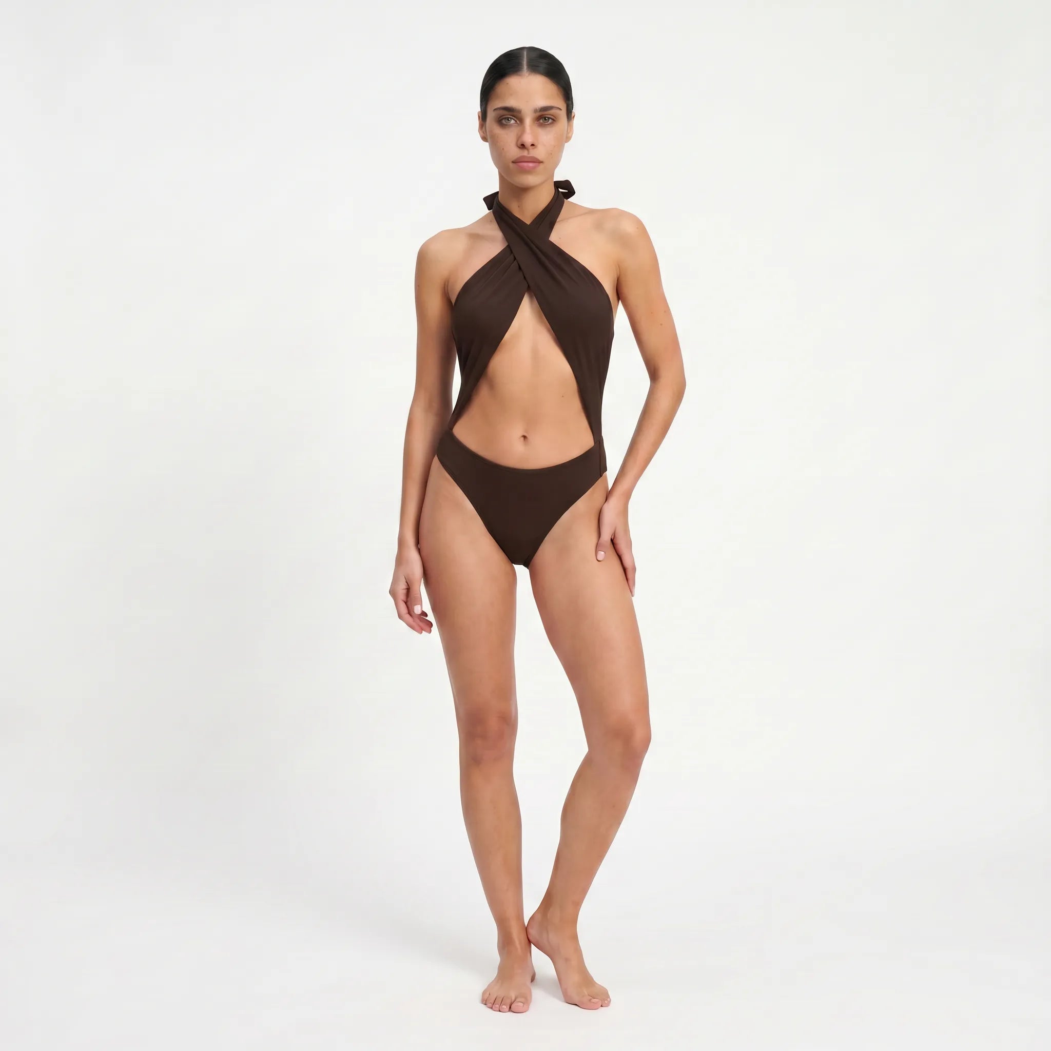 DESIGNER – Tan-Through One-Piece